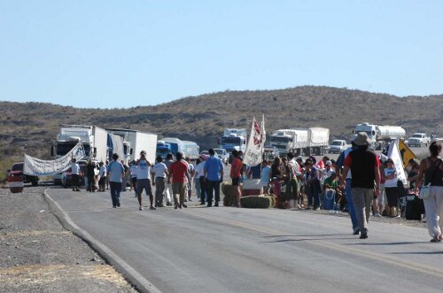 Lee más sobre el artículo Corte de ruta Chichinales, 24 de febrero de 2009