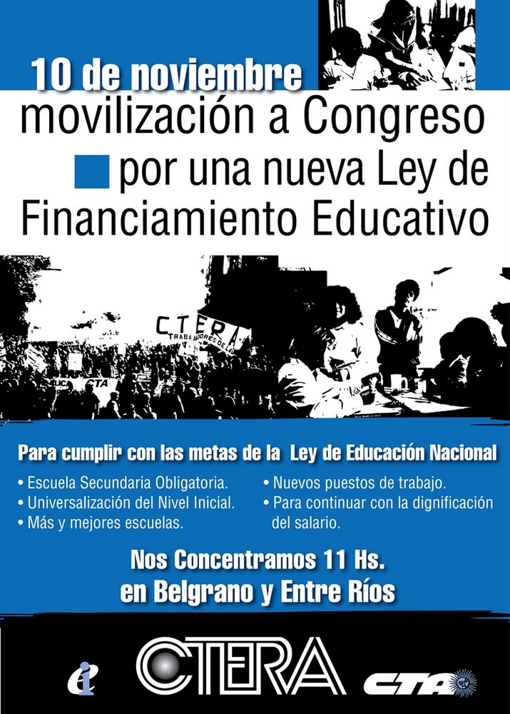 Lee más sobre el artículo Marcha por la ley de financiamiento educativo