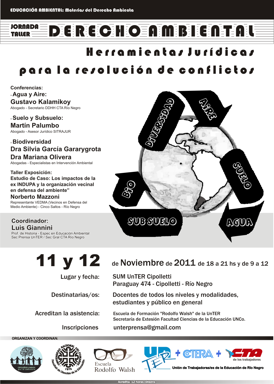 Lee más sobre el artículo Jornada Taller Derecho Ambiental: informe