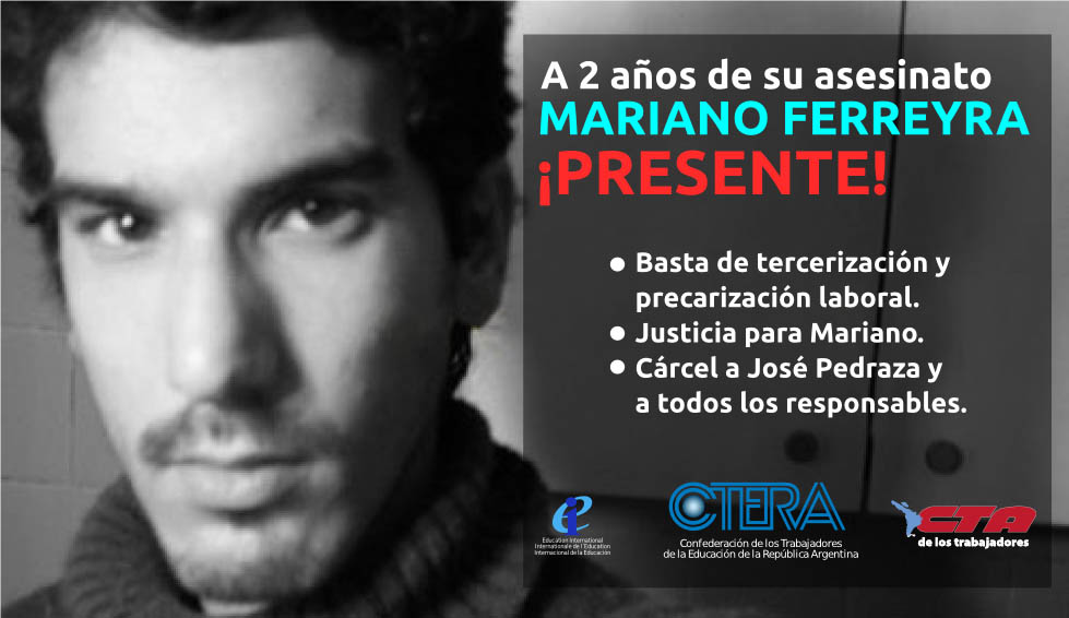 Lee más sobre el artículo Mariano Ferreyra ¡presente!