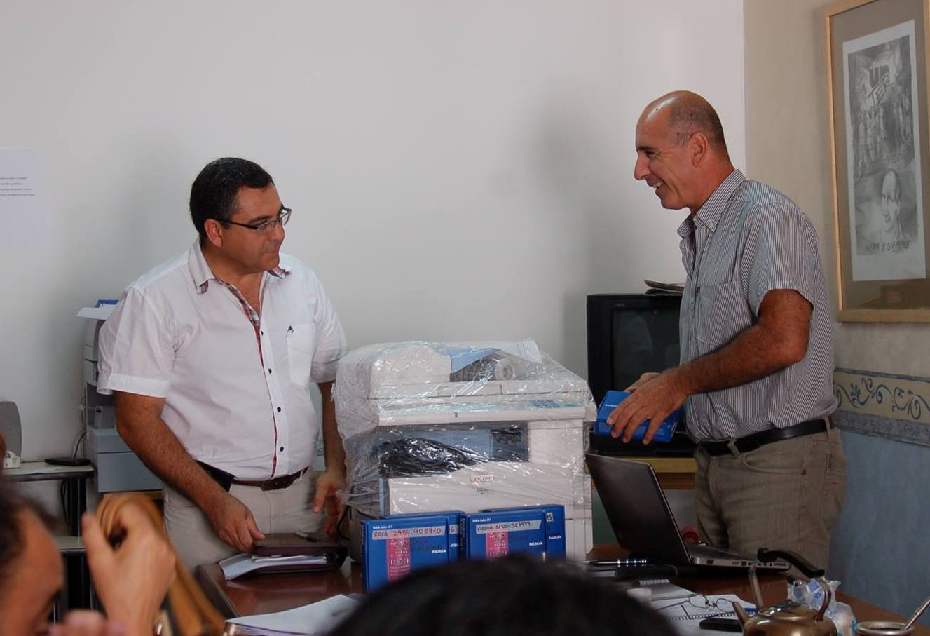 En este momento estás viendo Reunión y  entrega de insumos a representantes sindicales en el CPE.