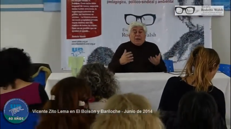 Lee más sobre el artículo Vicente Zito Lema en Bariloche y El Bolsón