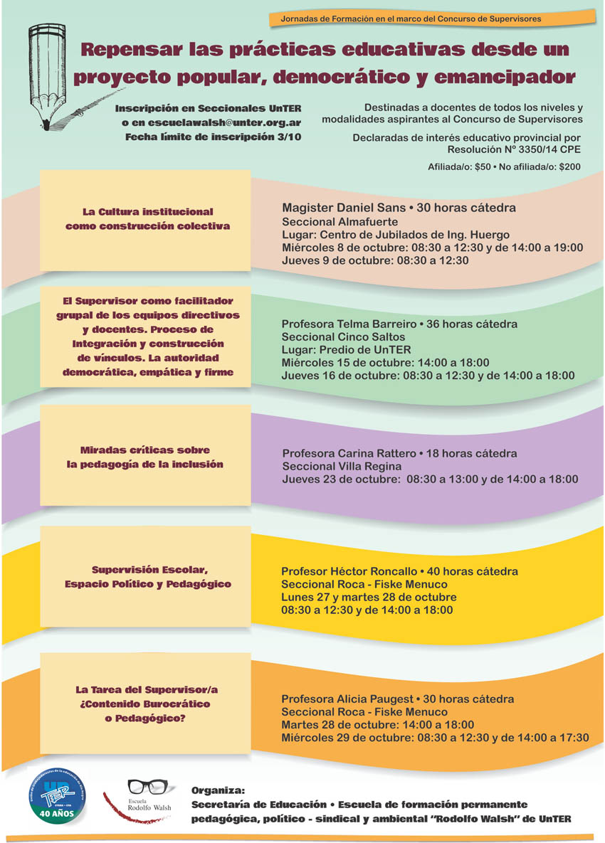 Lee más sobre el artículo Repensar las prácticas educativas desde un proyecto popular, democrático y emancipador