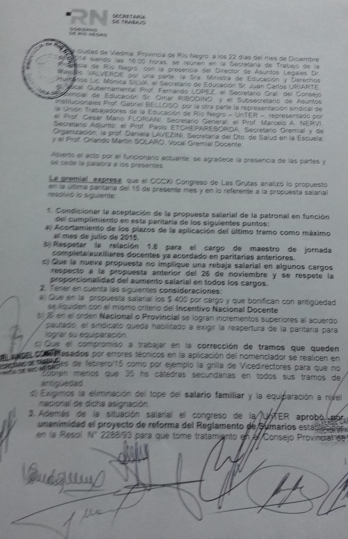 En este momento estás viendo Paritaria 22/12/14