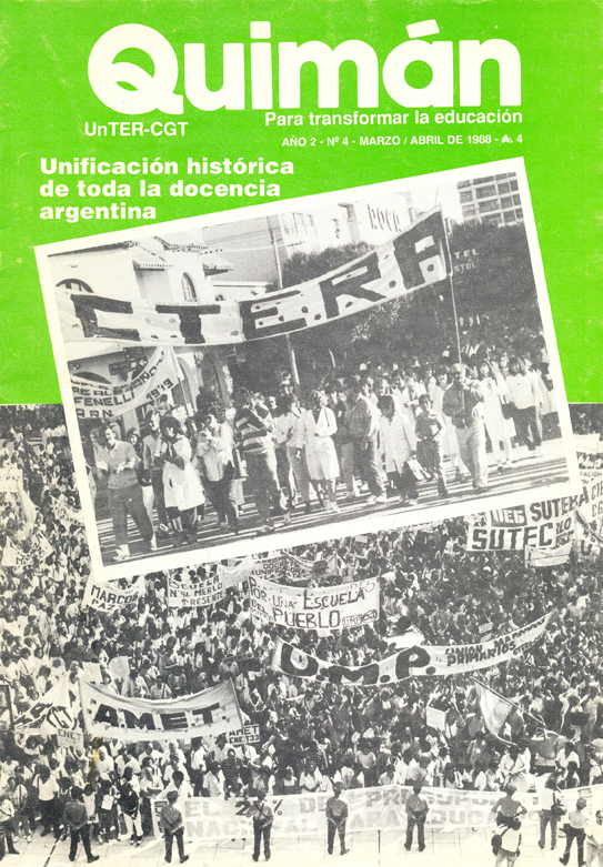 Lee más sobre el artículo Quimán – Año 2 – Nº4 – Marzo – Abril 1988