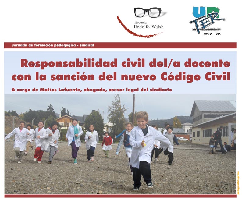 Lee más sobre el artículo Cinco Saltos: Responsabilidad civil del docente con la sanción del nuevo Código Civil