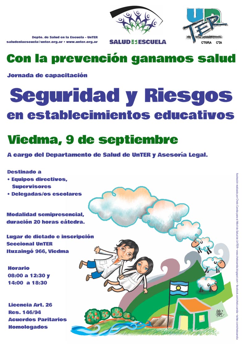 En este momento estás viendo Jornada de formación sobre seguridad y riesgos en establecimientos educativos: Con la prevención ganas salud