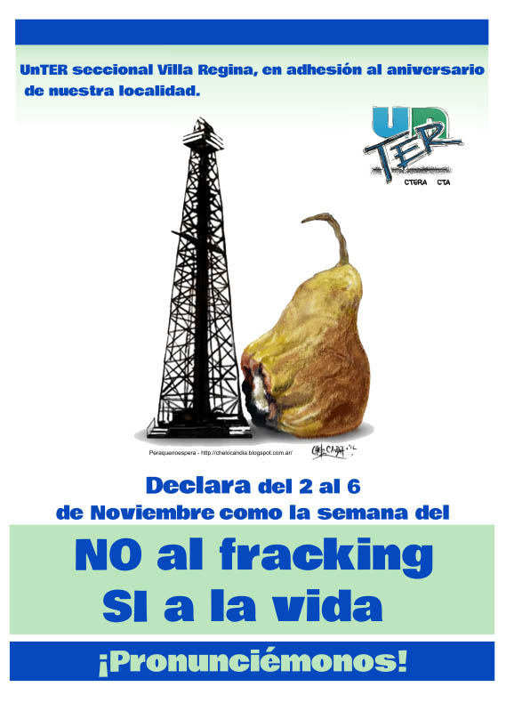En este momento estás viendo Regina: Semana del no al fracking, si a la vida