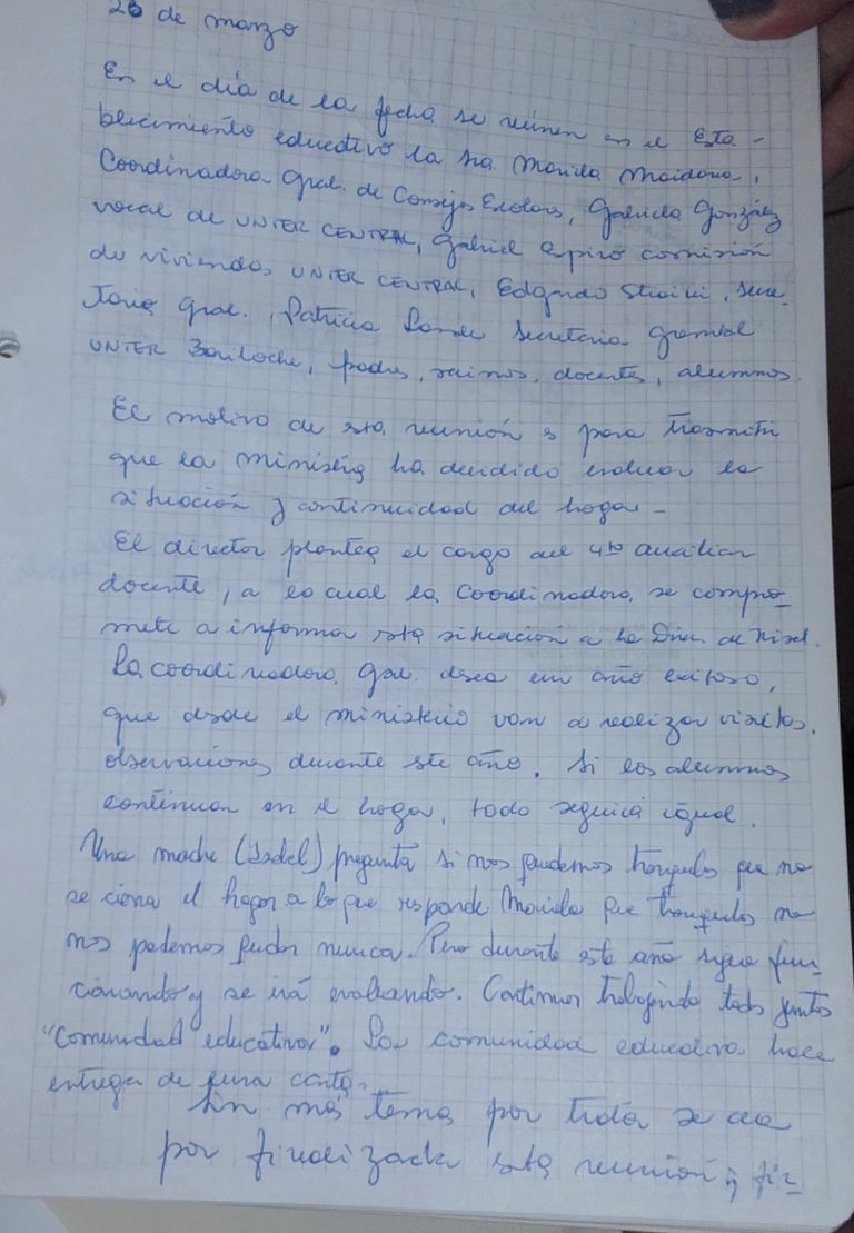 Lee más sobre el artículo Con unidad, evitamos una injusticia más en Villa LLanquín
