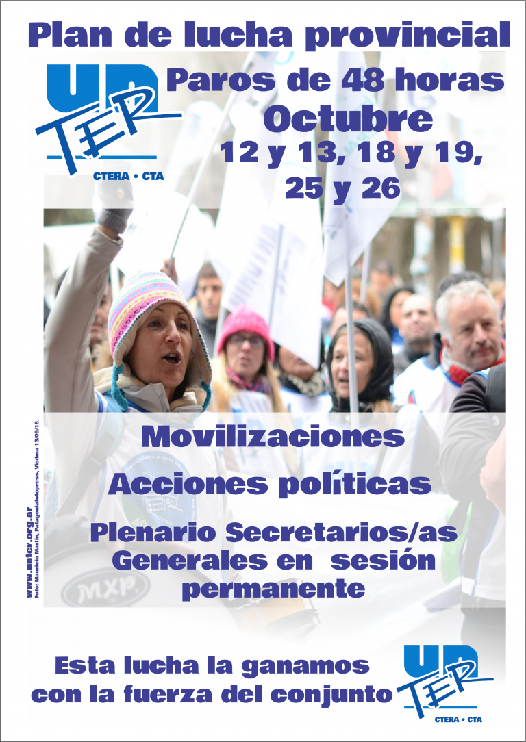 Lee más sobre el artículo Docentes vamos al Paro, por nuestros derechos, contra la persecución y el disciplinamiento