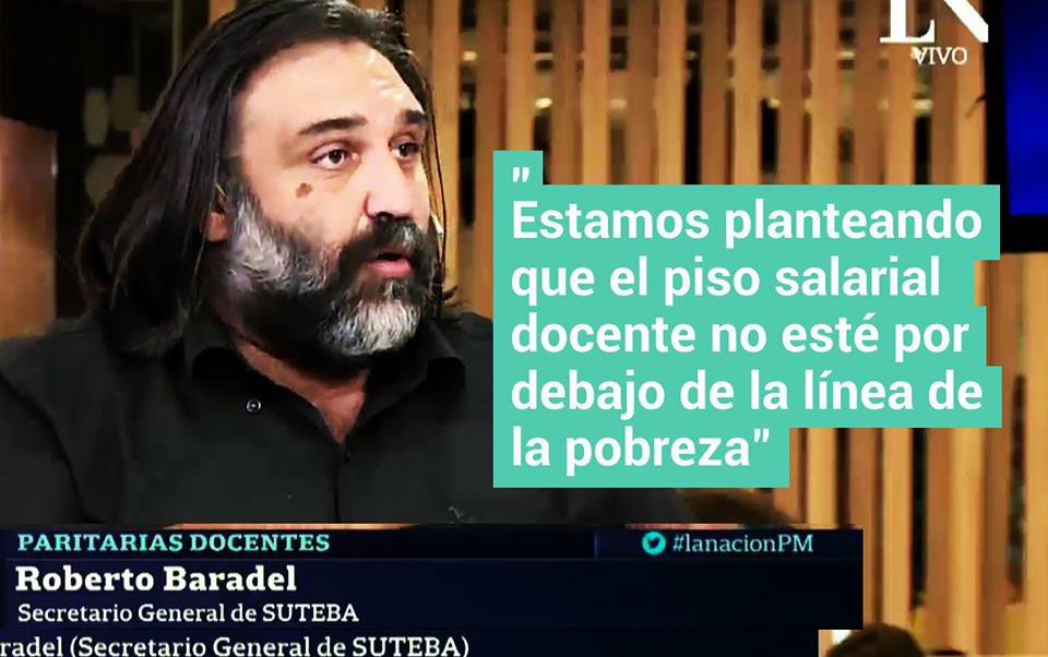 En este momento estás viendo Repudio a las amenazas y solidaridad con Roberto Baradel