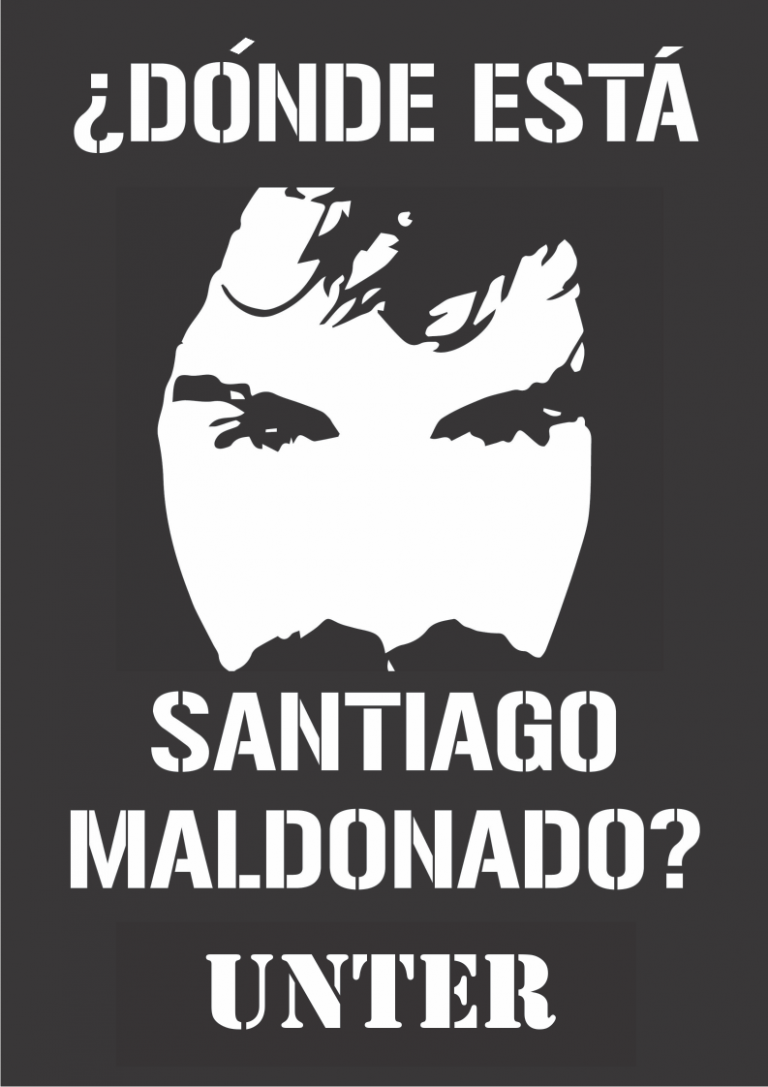 Lee más sobre el artículo Campaña  nacional “Aparición con vida de Santiago Maldonado”