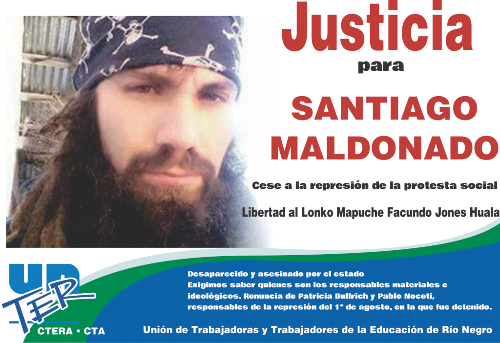 Lee más sobre el artículo Exigimos Justicia por Santiago Maldonado
