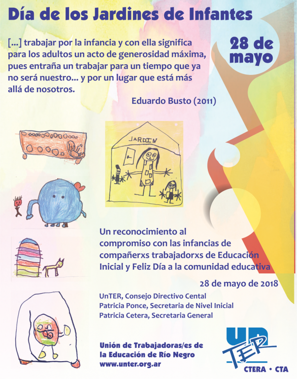 Lee más sobre el artículo 28 de mayo: Día de lxs maestrxs Jardinerxs y de los jardines de infantes
