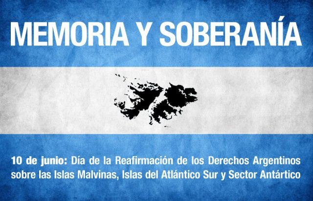 Lee más sobre el artículo 10 de junio. Día de la Afirmación de los Derechos Argentinos sobre las Malvinas, Islas del Atlántico Sur y Sector Antártico