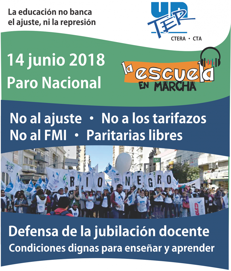 Lee más sobre el artículo La Escuela en Marcha, 11/06/18