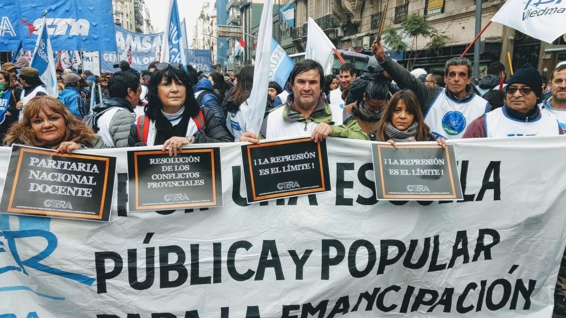 En este momento estás viendo Jornada Nacional de Protesta Docente contra el ajuste, 30 y 31 de julio 2018