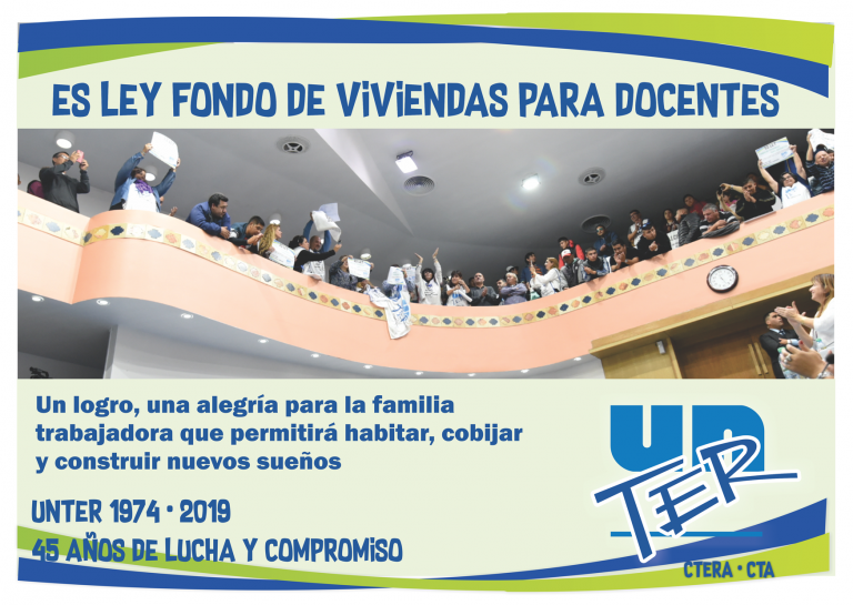 Lee más sobre el artículo Es Ley el Fondo de viviendas para Docentes