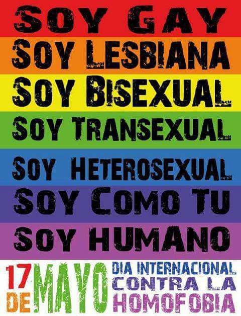En este momento estás viendo 17 de mayo: Día Internacional contra la Homofobia, la Transfobia y la Bifobia