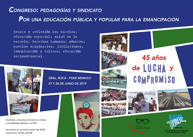 En este momento estás viendo Congreso pedagogías y sindicato: Por una educación pública y popular para la emancipación