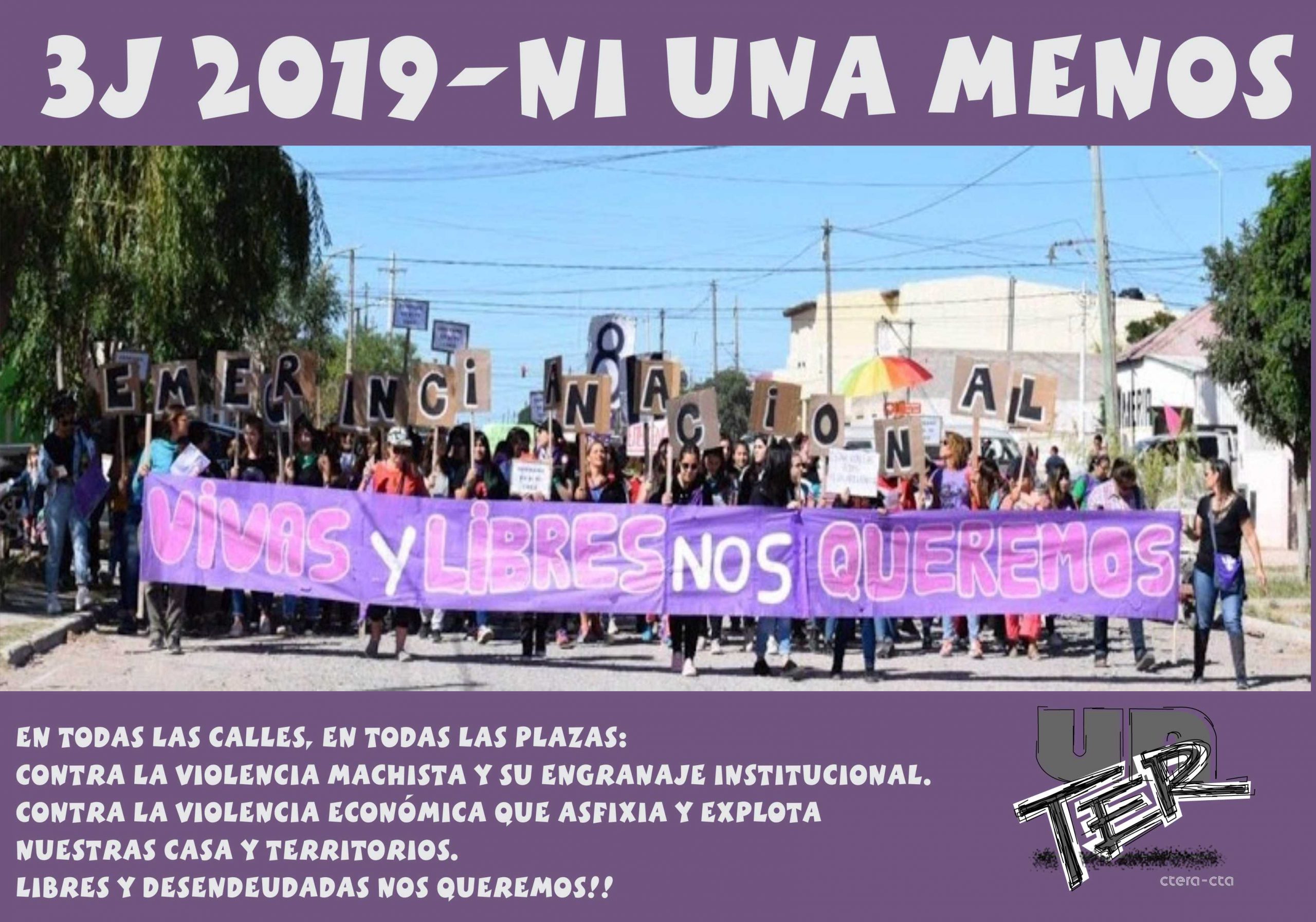 Lee más sobre el artículo 3J 2019-Ni una Menos