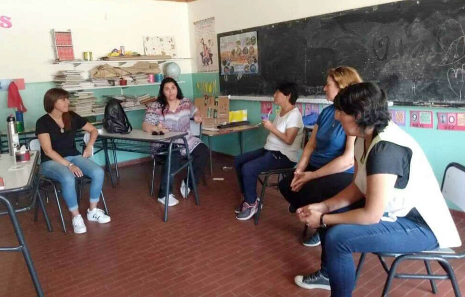 En este momento estás viendo Recorrida por escuelas rurales zona sur