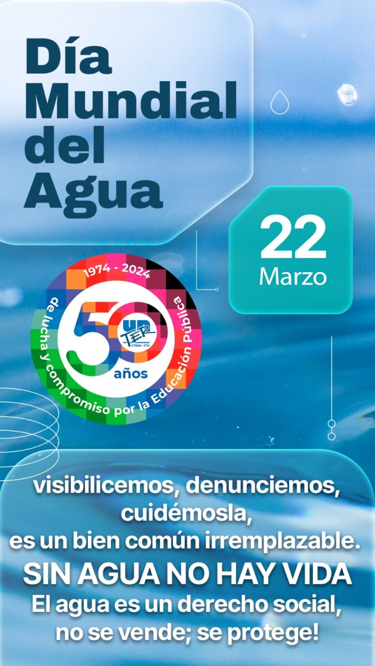 Lee más sobre el artículo Día Mundial del Agua, actividades