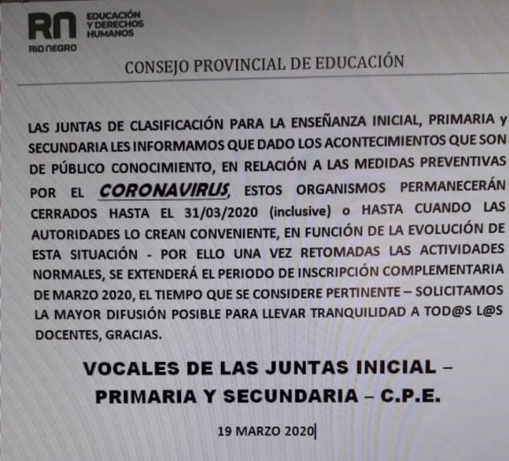 Lee más sobre el artículo Las Juntas de Clasificación Inicial, Primaria y Secundaria permanecerán cerradas