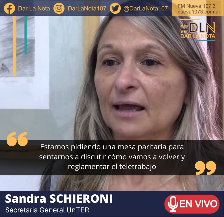 Lee más sobre el artículo Entrevista de radio a Sandra Schieroni, Secretaria General