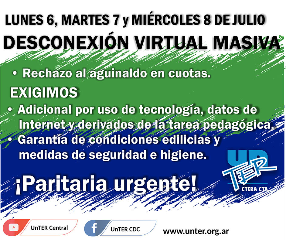 Lee más sobre el artículo Desconexión pedagógica 6, 7 y 8 de julio