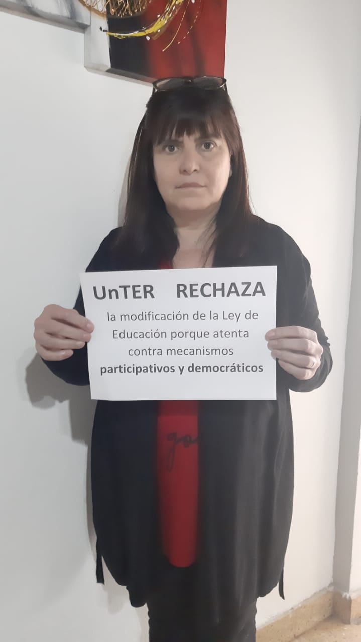 Lee más sobre el artículo UnTER ratifica el rechazo al avance autoritario contra la Ley de Educación  4819