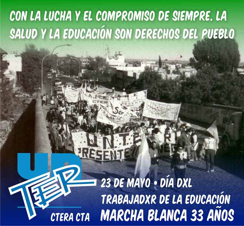 En este momento estás viendo 23 de mayo: Día de lxs Trabajadorxs de la Educación