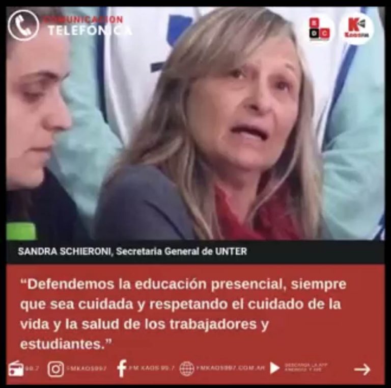 Lee más sobre el artículo Entrevista radial a Sandra Schieroni, Secretaria General