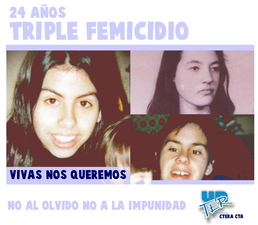 En este momento estás viendo 24 años del triple femicidio