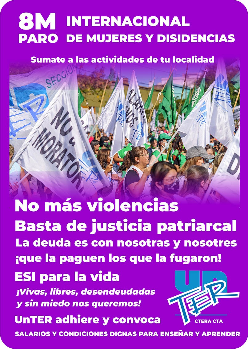 En este momento estás viendo El #8M volvemos a las calles!