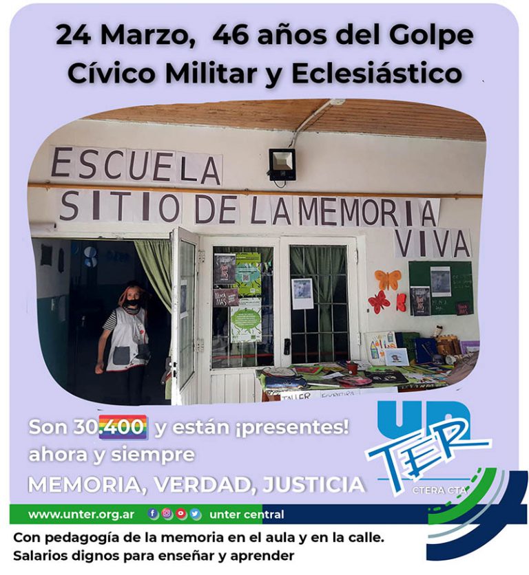 Lee más sobre el artículo Este 24 de marzo retomamos las calles por memoria, verdad y justicia