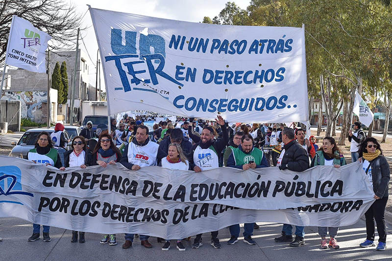 En este momento estás viendo UnTER repudia el ajuste en Educación