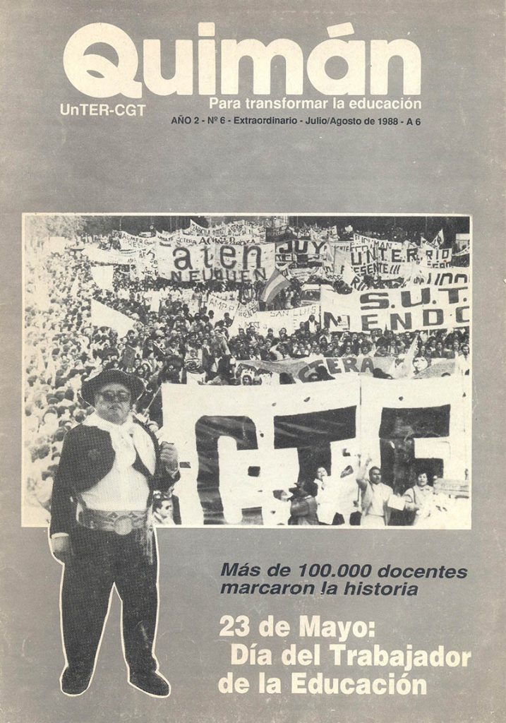 Quimán - Año 2 - Nº6 - Julio - Agosto 1988- TAPA