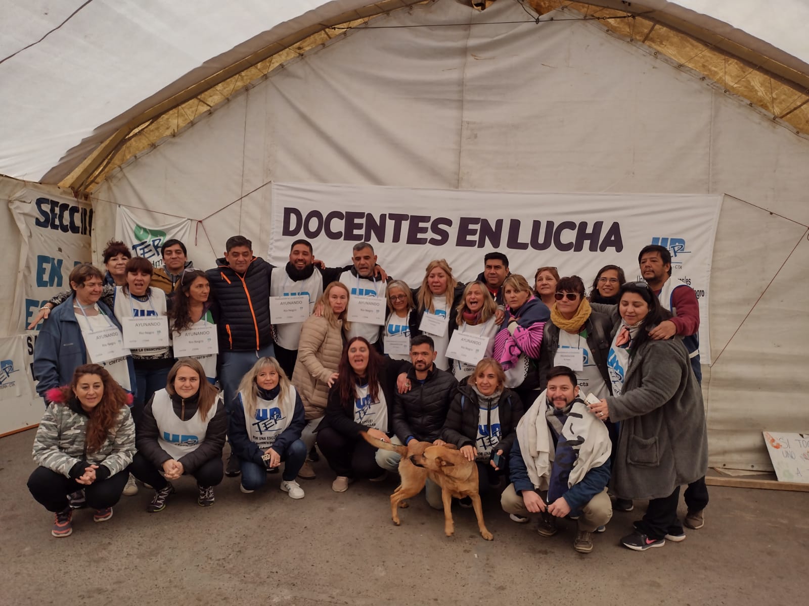 En este momento estás viendo Segundo día de ayuno en la Carpa de la Dignidad