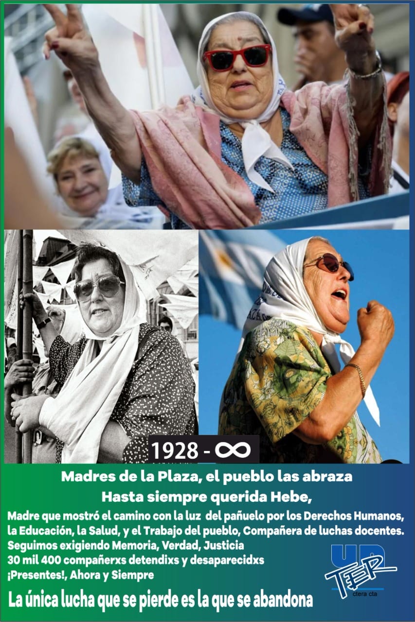 Lee más sobre el artículo Hasta Siempre Compañera Hebe