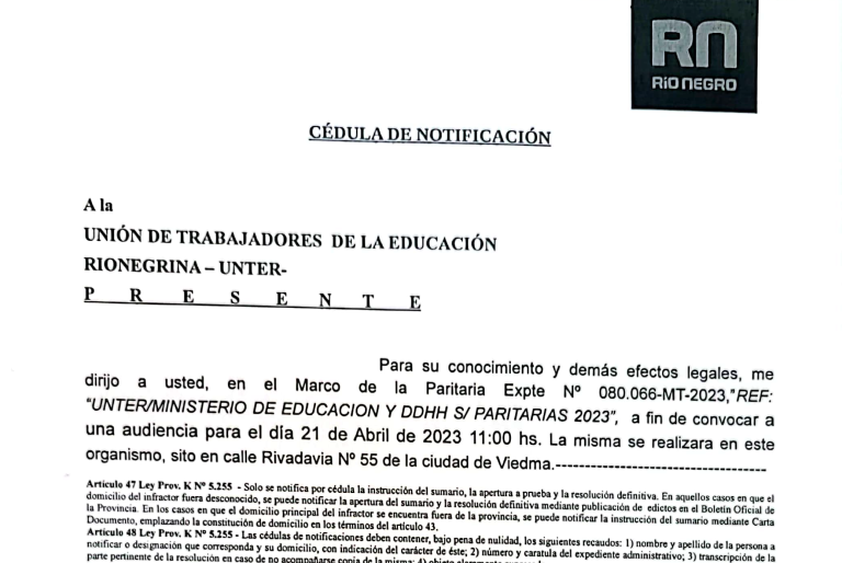 Lee más sobre el artículo El gobierno de Río Negro continúa dilatando el conflicto