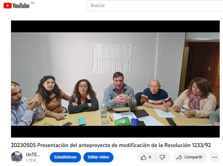 En este momento estás viendo Aportes sobre el anteproyecto de modificación de la Resolución 1233/92