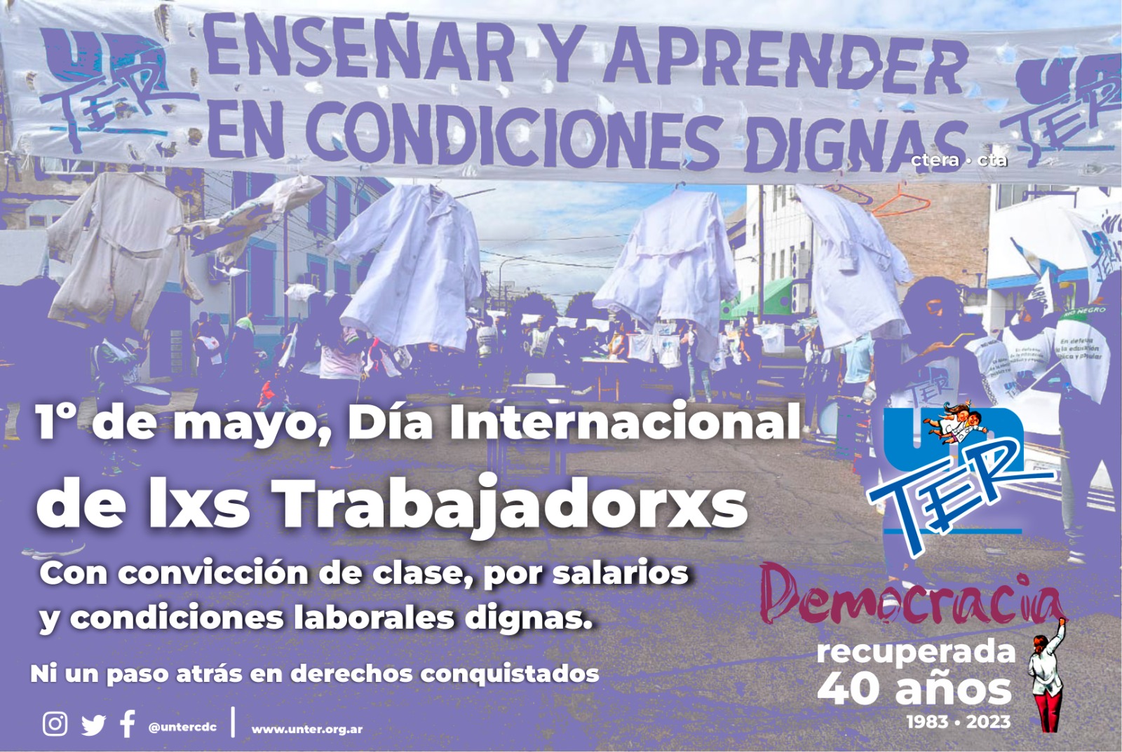 Lee más sobre el artículo 1ro de Mayo – Día de lxs Trabajadorxs. Unidad y organización en defensa de los derechos del pueblo