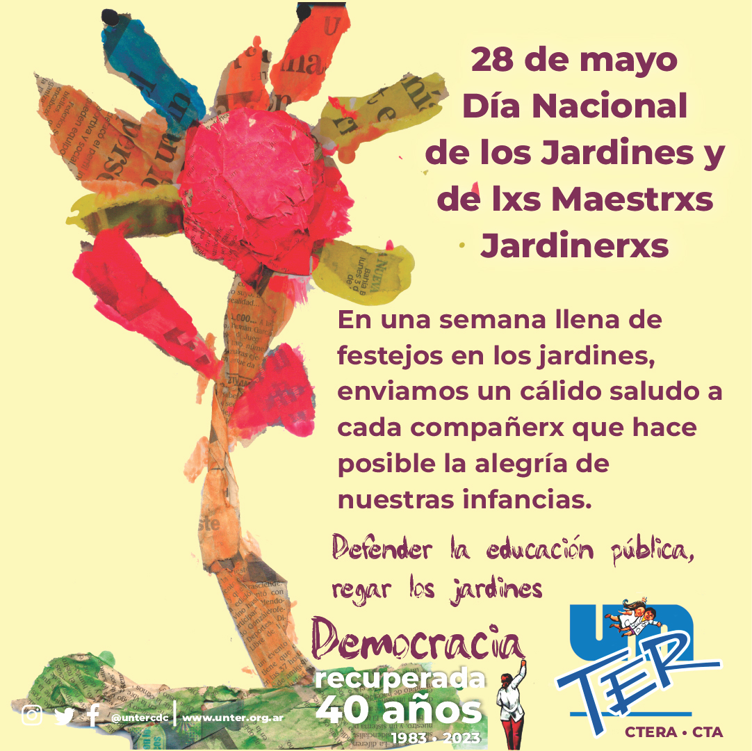 Lee más sobre el artículo 28 de mayo Día de los Jardines y de lxs maestrxs jardinerxs