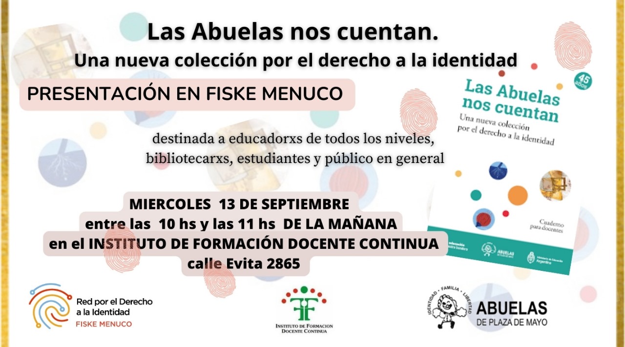 En este momento estás viendo Las Abuelas nos cuentan, nueva colección por el derecho a la identidad