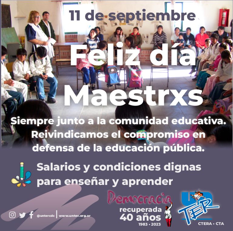 Lee más sobre el artículo ¡Feliz día, compañerxs maestrxs!