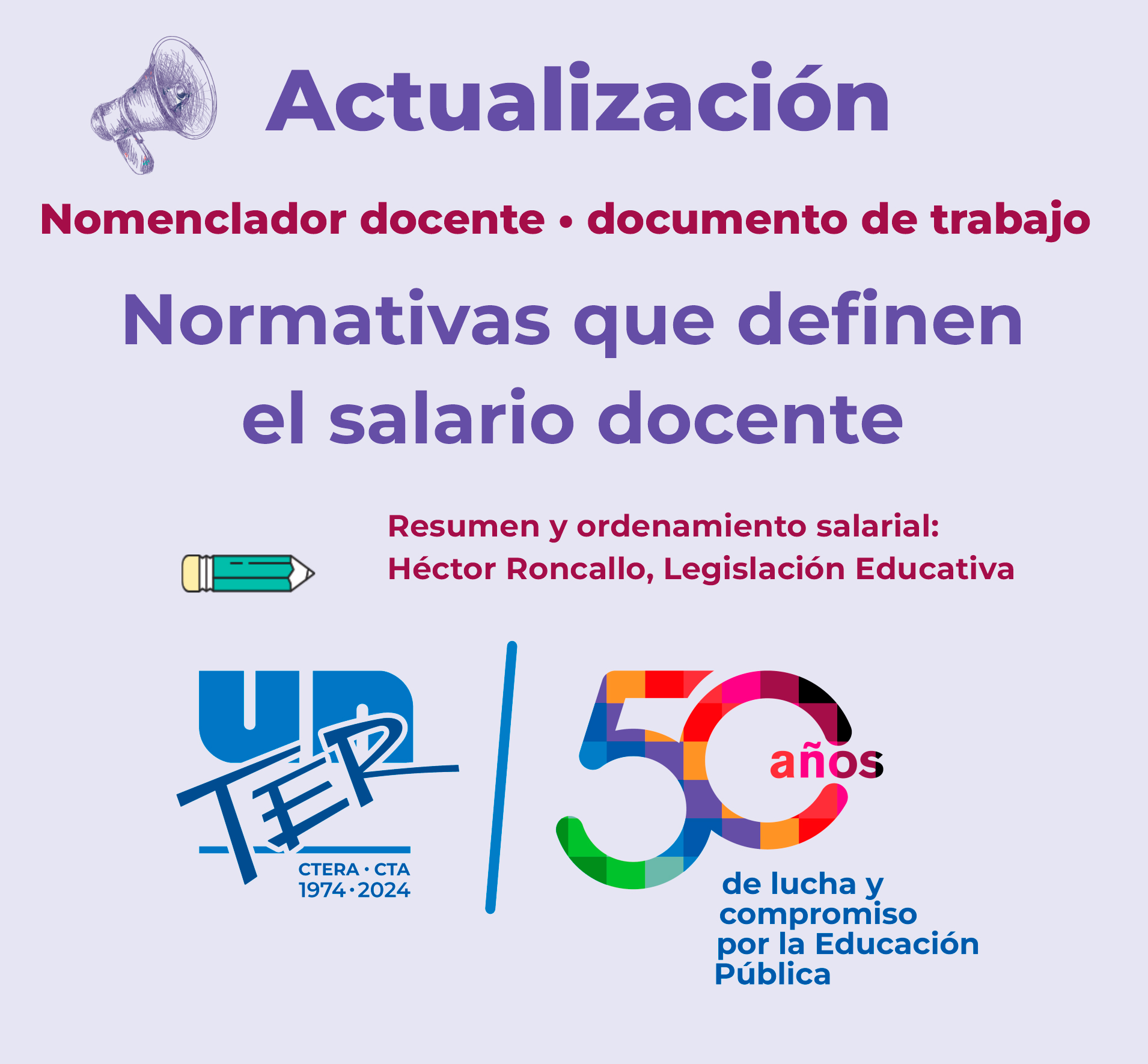 En este momento estás viendo Actualización para la Revista “Nomenclador Docente”