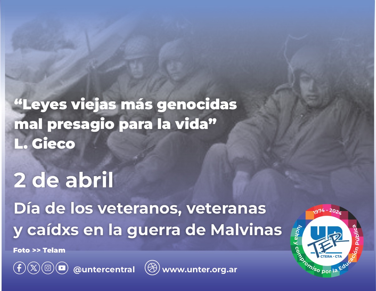 En este momento estás viendo 2 de abril. Día de los veteranos, veteranas y caídxs en la guerra de Malvinas