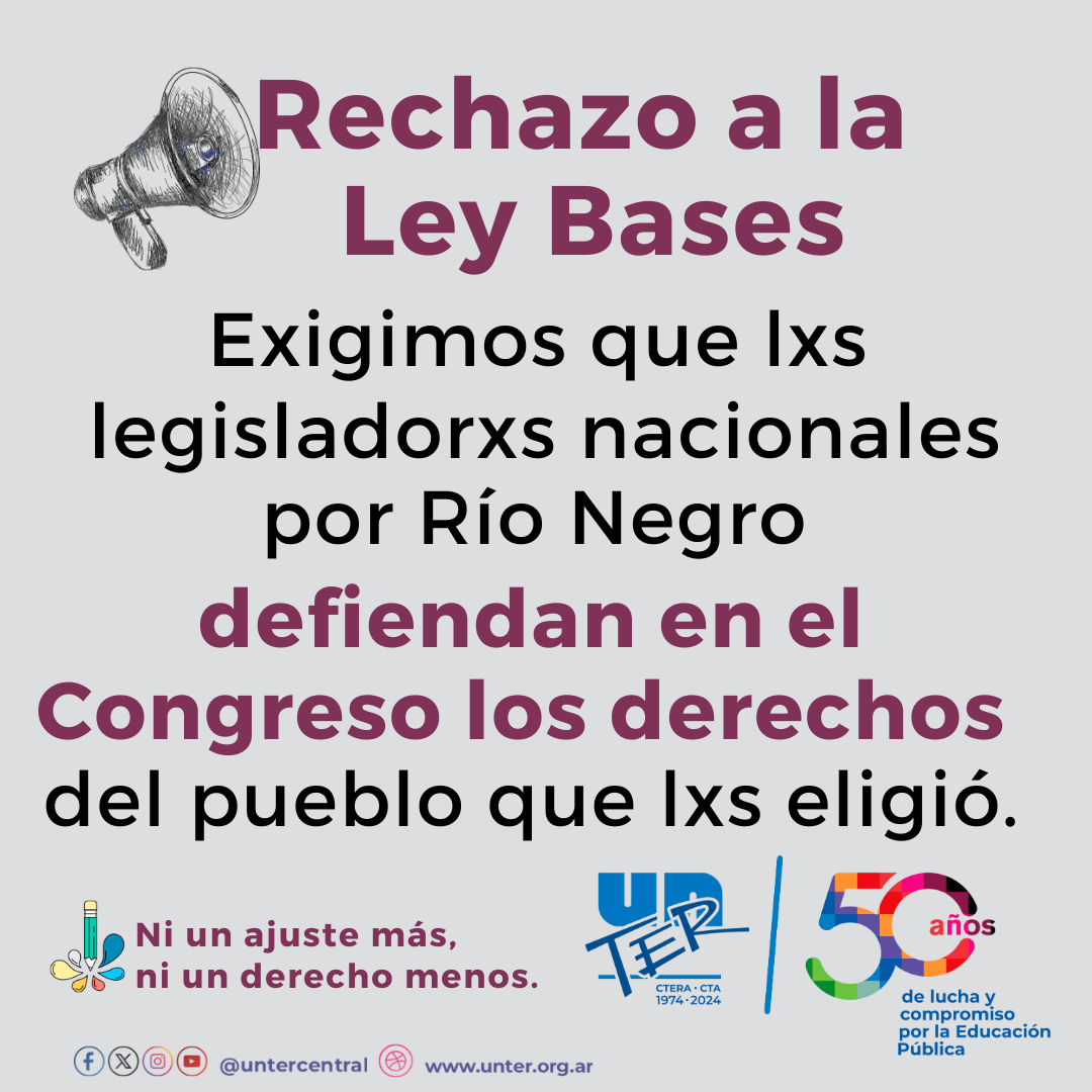 En este momento estás viendo Lxs trabajadorxs de Río Negro exigimos a nuestrxs legisladorxs la defensa de nuestros derechos