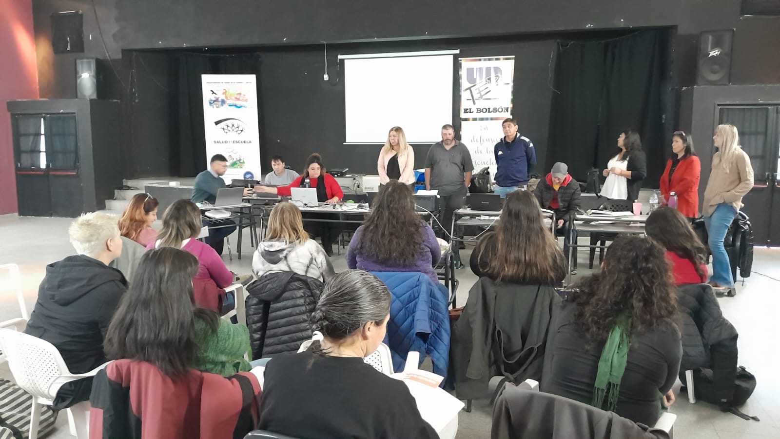 Jornada de formación del Departamento de Salud en la Escuela para delegadxs en El Bolsón